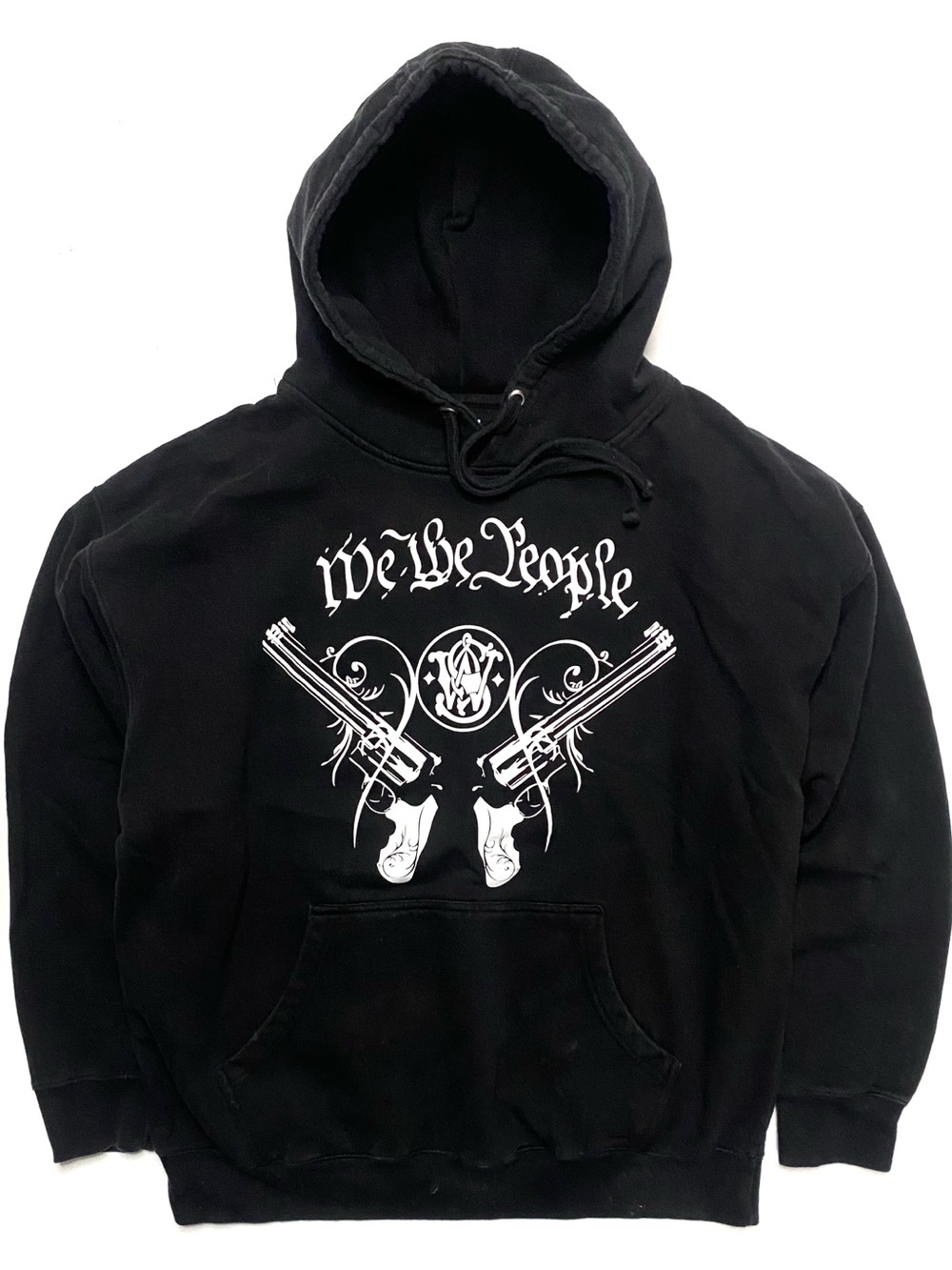 Smith & Wesson “We The People” Black Graphic Pullover Hoodie Sweatshirt Size XXL